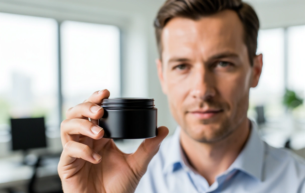 Mens Skincare application